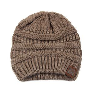 chunky Knit beanie hat